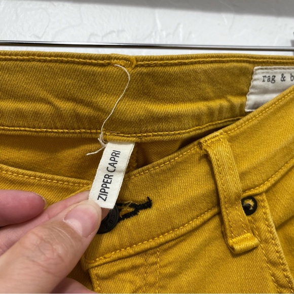 Rag & Bone Zipper Capri Skinny Jeans Size 29 - Picture 6 of 7